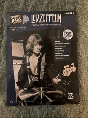 Alfred Led Zeppelin Bass Play-Along Book